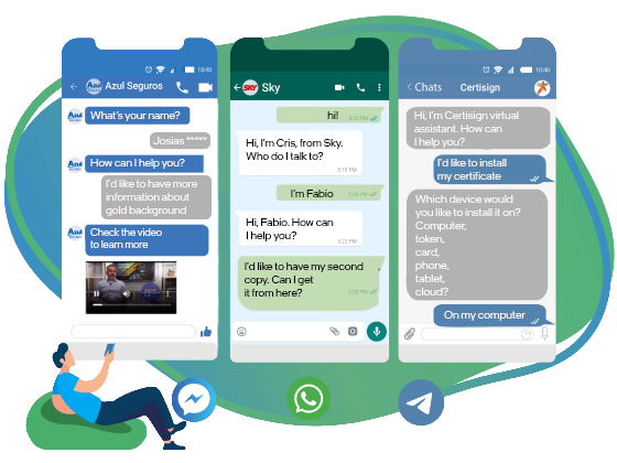 Voice and chat bots for digital services